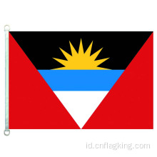 100% polyster Autigua dan bendera spanduk Barbuda